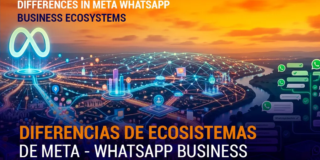 Diferencias de ecosistemas de META  WHATSAPP BUSINESS